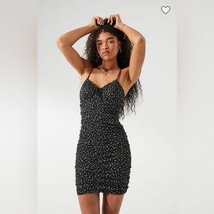 H&M mini ruched dress